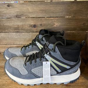 Mens Merrell Wildwood‎ Mid Gray Leather Waterproof Hiking Boots Pick Size 13